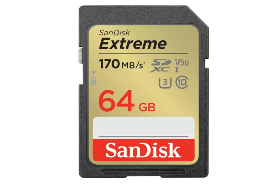 Karta pamięci SanDisk Extreme SDXC 64 GB C10 V30 UHS-I U3 (170 Mb/s)